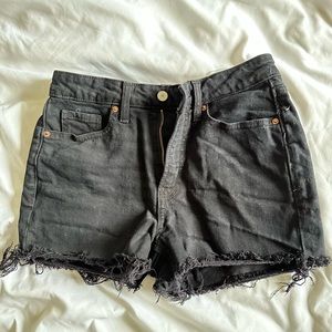 Old Navy black jean shorts
